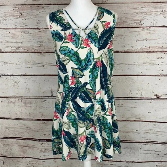 Living Doll Los Angeles Botanical Dress L - Picture 1 of 9